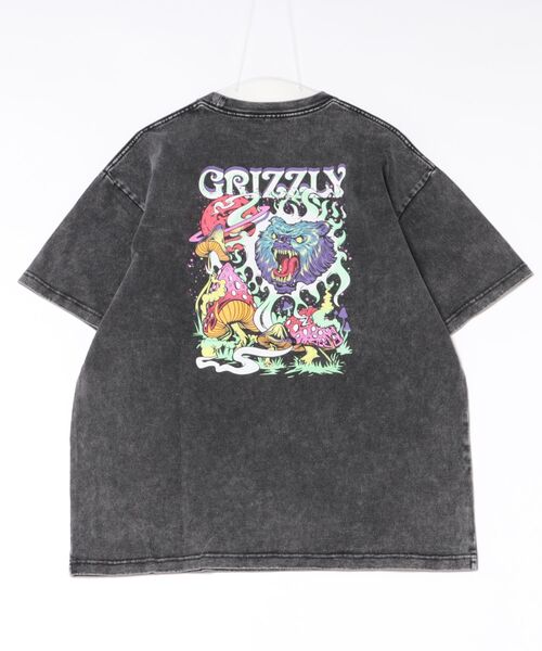 GRIZZLY(グリズリー)の「【ムラサキスポーツ限定】GRIZZLY/グリズリー 半袖Tシャツ メンズ WILD PSYCHEDELIC SST G26SS-2402(Tシャツ/カットソー・メンズ・ホワイト/スミクロ・L/M/XL)」の4枚目の写真