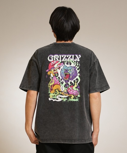 GRIZZLY(グリズリー)の「【ムラサキスポーツ限定】GRIZZLY/グリズリー 半袖Tシャツ メンズ WILD PSYCHEDELIC SST G26SS-2402(Tシャツ/カットソー・メンズ・ホワイト/スミクロ・L/M/XL)」の11枚目の写真