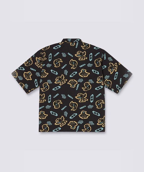 VANS（バンズ）の「ファンキーアニマル シャツ / FUNKY ANIMAL SS SHIRT Black Bi VN000NNEEDF1（シャツ/ブラウス・メンズ・ブラック・MEDIUM/LARGE/X-LARGE/SMALL）」の2枚目の写真
