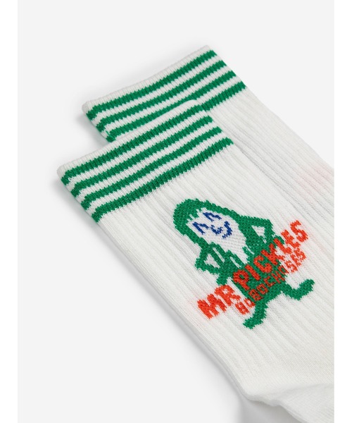 BOBO CHOSES(ボボショーズ)の「Mr Pickles short socks(ソックス/靴下・キッズ・オフホワイト・23-25/26-28/29-31)」の2枚目の写真