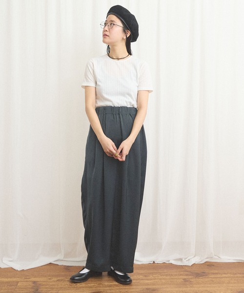 fig London(フィグロンドン)の「comm pants(その他パンツ・レディース・ダークブラウン/ネイビー・FREE)」の6枚目の写真