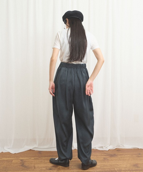 fig London(フィグロンドン)の「comm pants(その他パンツ・レディース・ダークブラウン/ネイビー・FREE)」の22枚目の写真