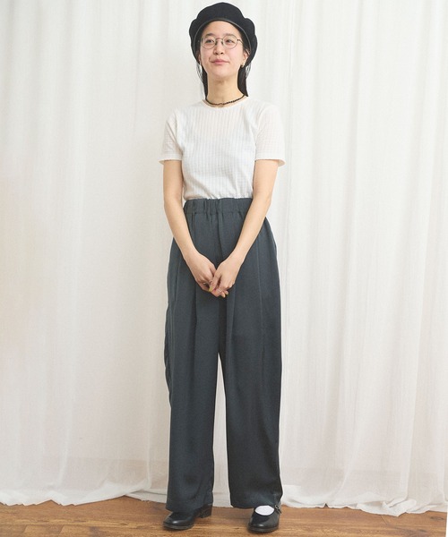 fig London(フィグロンドン)の「comm pants(その他パンツ・レディース・ダークブラウン/ネイビー・FREE)」の21枚目の写真