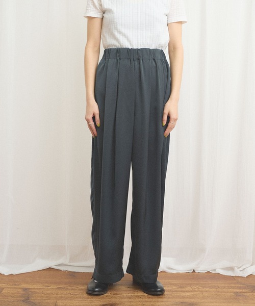 fig London(フィグロンドン)の「comm pants(その他パンツ・レディース・ダークブラウン/ネイビー・FREE)」の18枚目の写真