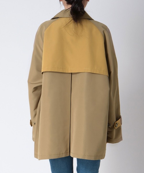 Three Four Time（ｽﾘｰﾌｫｰﾀｲﾑ）の「バイカラーショートトレンチコート（トレンチコート・レディース・ベージュ・FREE）」の17枚目の写真