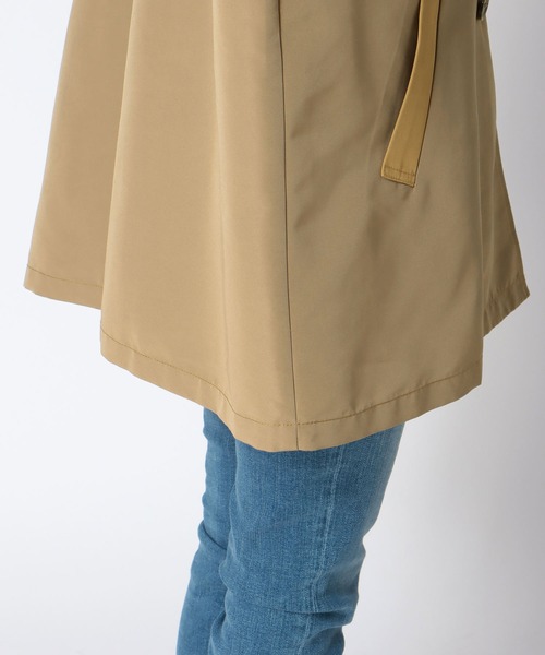 Three Four Time（ｽﾘｰﾌｫｰﾀｲﾑ）の「バイカラーショートトレンチコート（トレンチコート・レディース・ベージュ・FREE）」の22枚目の写真