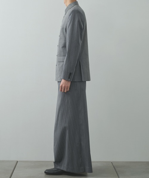 TAAKK（ターク）の「【TAAKK/ターク】Shirt Jacket（テーラードジャケット・メンズ・グレー/ブラック・2/3）」の5枚目の写真