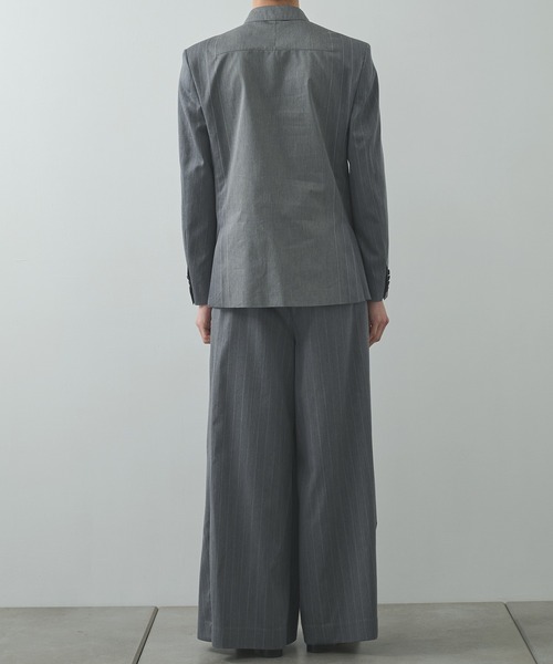 TAAKK（ターク）の「【TAAKK/ターク】Shirt Jacket（テーラードジャケット・メンズ・グレー/ブラック・2/3）」の6枚目の写真