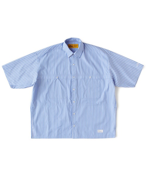 FAT（エフエイティー）の「FIELDRIPE（シャツ/ブラウス・メンズ・グレー/サックスブルー・TITCH(M)/FAT(XL)/SKINNY(L)/JUMBO(XXL)）」の2枚目の写真