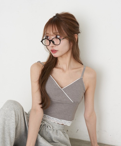 RAY CASSIN(レイカズン)の「オーバルメガネ(メガネ・レディース・ダークブラウン/ブラック・FREE)」の5枚目の写真