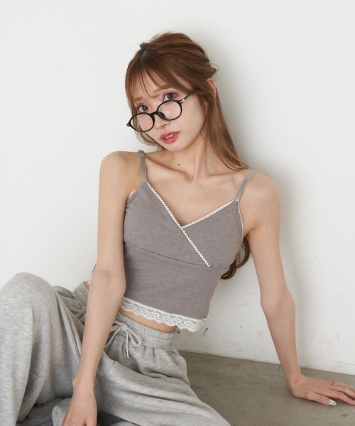 RAY CASSIN(レイカズン)の「オーバルメガネ(メガネ・レディース・ダークブラウン/ブラック・FREE)」の4枚目の写真