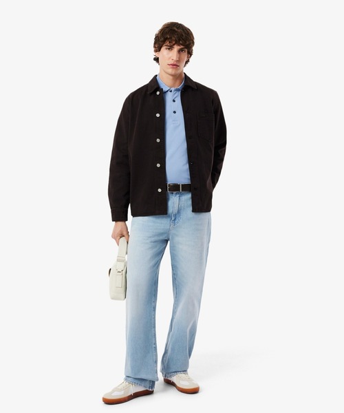 LACOSTE(ラコステ)の「ルーズフィットオーガニックコットンデニムパンツ(デニムパンツ・メンズ・ライトブルー・31/32/33)」の4枚目の写真