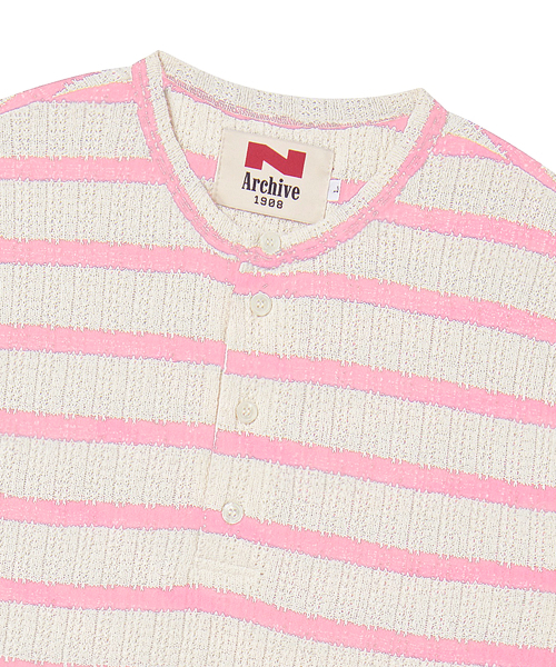 Siiilon今期コットンニット ピンク SIIILON Official online store