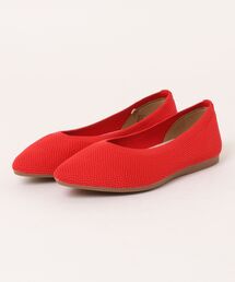 ABC SELECT エービーシーセレクト CL POINTED KNIT ポインテッドニットパンプス W5073 RED