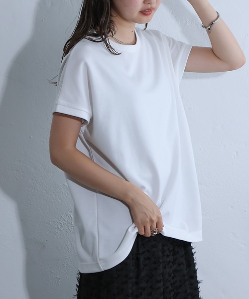 COLONY 2139(コロニートゥーワンスリーナイン)の「エンザイムダンボールドロップショルダープルオーバー(Tシャツ/カットソー・レディース・ブラウン/ホワイト/チャコールグレー/ブラック・MEDIUM/SMALL)」の2枚目の写真