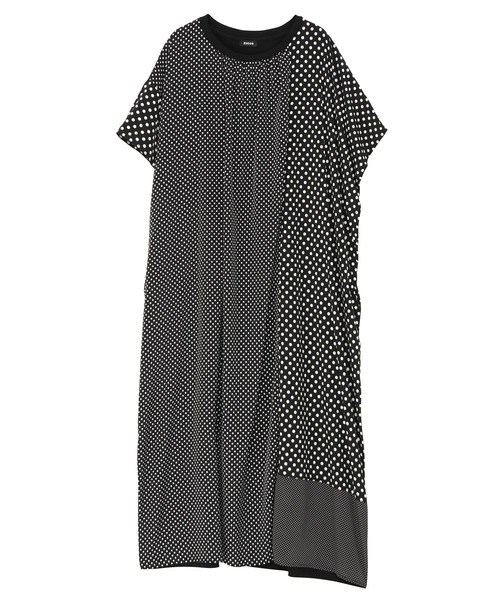 ZUCCa(ズッカ)の「(S)MIX DOTS(ワンピース・レディース・ネイビー/ブラック・M size)」の2枚目の写真