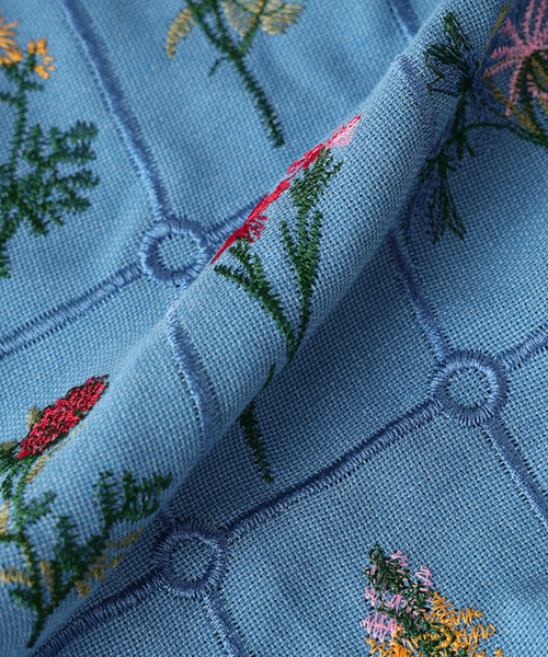 JOURNAL STANDARD(ジャーナルスタンダード)の「フラワー エンブロイダリー 半袖 シャツ(シャツ/ブラウス・メンズ・ブラック/ブルー系その他・LARGE/MEDIUM)」の8枚目の写真