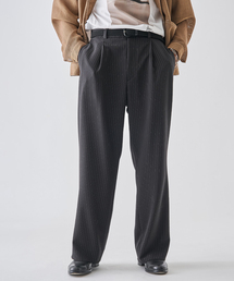 EDIFICE | ストライプ サイド アジャスト ワイド パンツ(その他パンツ)