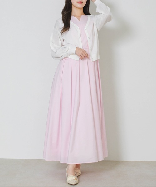 31 Sons de mode(トランテアン ソン ドゥ モード)の「2026春夏新作 Vネックシアーカーディガン(カーディガン/ボレロ・レディース・ブラック/ピンク/オフホワイト/ブルー・フリ-)」の17枚目の写真