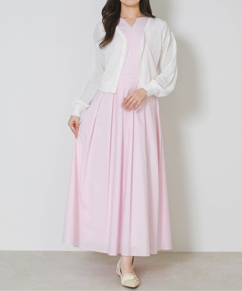 31 Sons de mode(トランテアン ソン ドゥ モード)の「2026春夏新作 Vネックシアーカーディガン(カーディガン/ボレロ・レディース・ブラック/ピンク/オフホワイト/ブルー・フリ-)」の19枚目の写真