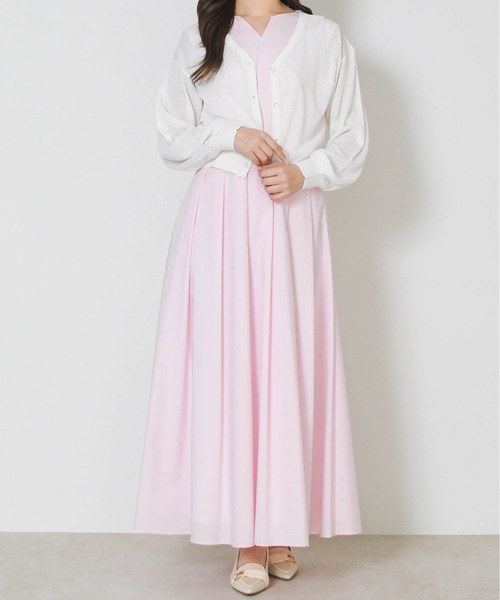 31 Sons de mode(トランテアン ソン ドゥ モード)の「2026春夏新作 Vネックシアーカーディガン(カーディガン/ボレロ・レディース・ブラック/ピンク/オフホワイト/ブルー・フリ-)」の21枚目の写真