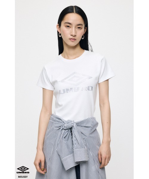 U/M RHINESTONE FIT Tシャツ（Tシャツ/カットソー）｜MOUSSY（マウジー