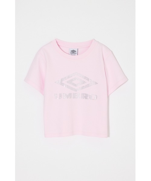 MOUSSY(マウジー)の「U/M RHINESTONE FIT Tシャツ(Tシャツ/カットソー・レディース・ミント/ネイビー/ライトピンク/オフホワイト・1/2)」の11枚目の写真