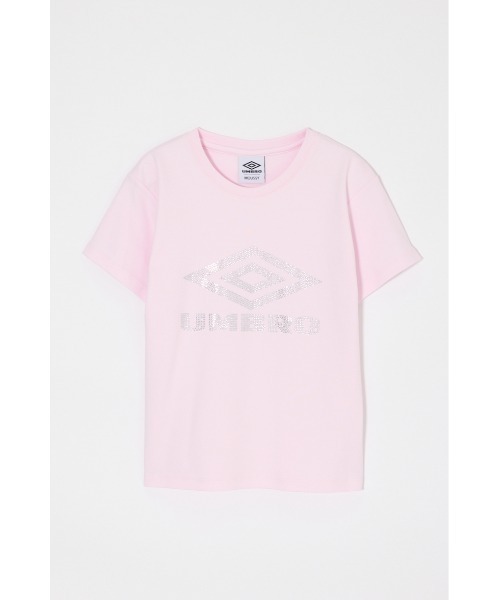 MOUSSY U/M RHINESTONE FIT TEE ピンク U/M RHINESTONE FIT Tシャツ（Tシャツ/カットソー）｜MOUSSY（マウジー