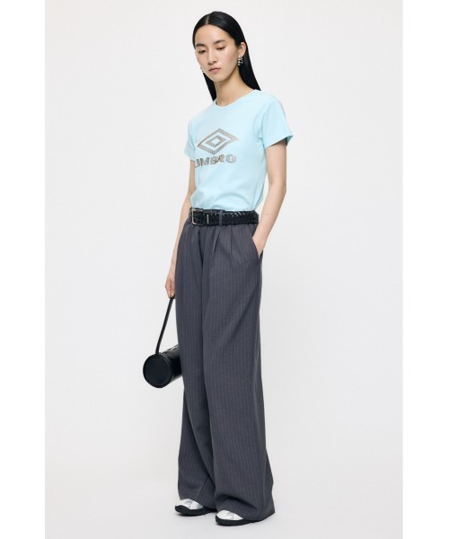 MOUSSY(マウジー)の「U/M RHINESTONE FIT Tシャツ(Tシャツ/カットソー・レディース・ミント/ネイビー/ライトピンク/オフホワイト・1/2)」の16枚目の写真