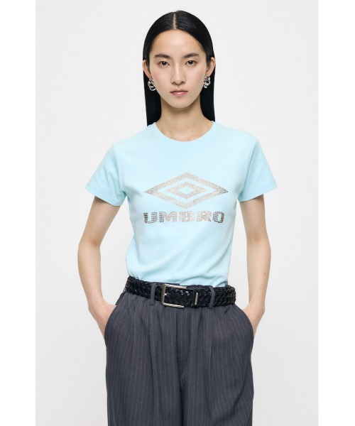 MOUSSY(マウジー)の「U/M RHINESTONE FIT Tシャツ(Tシャツ/カットソー・レディース・ミント/ネイビー/ライトピンク/オフホワイト・1/2)」の17枚目の写真