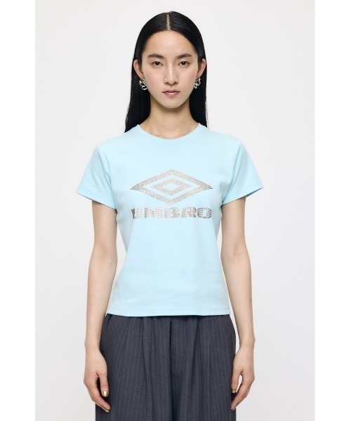 MOUSSY(マウジー)の「U/M RHINESTONE FIT Tシャツ(Tシャツ/カットソー・レディース・ミント/ネイビー/ライトピンク/オフホワイト・1/2)」の19枚目の写真