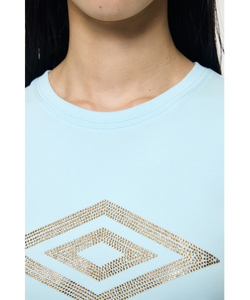 MOUSSY(マウジー)の「U/M RHINESTONE FIT Tシャツ(Tシャツ/カットソー・レディース・ミント/ネイビー/ライトピンク/オフホワイト・1/2)」の22枚目の写真