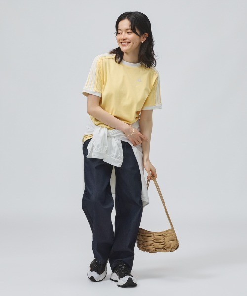 adidas(アディダス)の「【別注】アディダス adidas W SS TEE AP 限定コラボ(Tシャツ/カットソー・レディース・ダークグレー/ブルー/オフホワイト/オレンジ・S/M/L/XL)」の22枚目の写真