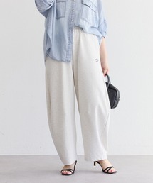 PUAL CE CIN | 接触冷感・抗菌カットソーカーブシルエットパンツ(スウェットパンツ)