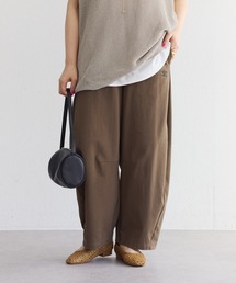 PUAL CE CIN（ピュアルセシン）の「接触冷感・抗菌カットソーカーブシルエットパンツ（スウェットパンツ）」