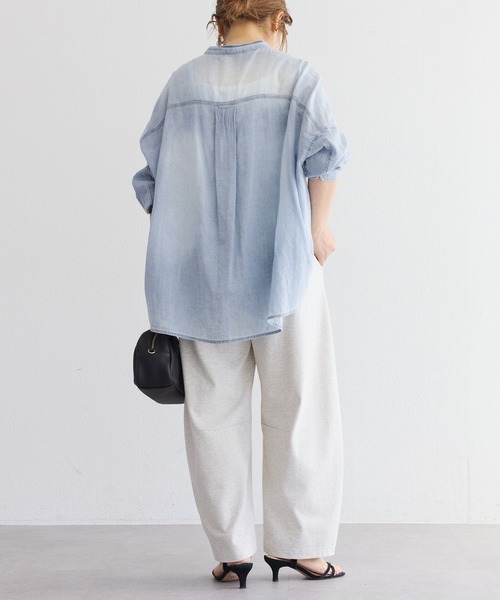 PUAL CE CIN(ピュアルセシン)の「接触冷感・抗菌カットソーカーブシルエットパンツ(スウェットパンツ・レディース・ブラウン/ブラック/オートミール・MEDIUM/LARGE)」の12枚目の写真