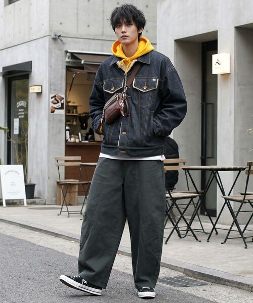 ARTISTWEAR（アーティストウェア）の「[ATW] ボリュームワイドフィットコットンカーブドパンツ - 2カラー（その他パンツ・レディース・ベージュ/チャコール・SMALL/MEDIUM/LARGE/X-LARGE/XX-LARGE）」の14枚目の写真