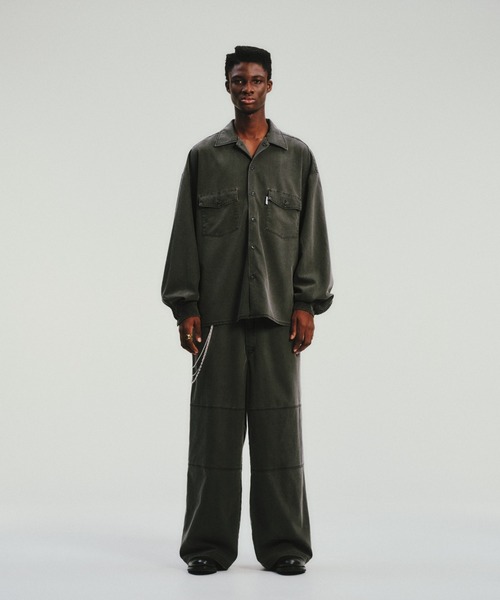 COOTIE PRODUCTIONS(クーティープロダクションズ)の「Pigment Coating T/R Twill Double Knee Work Trousers(その他パンツ・メンズ・ブラック系その他・X-LARGE/LARGE/MEDIUM/SMALL)」の2枚目の写真