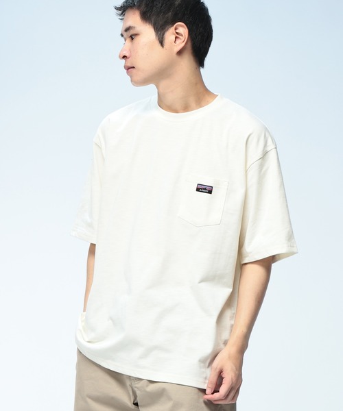 GERRY(ジェリー)の「GERRY (ジェリー) Tシャツ 半袖 胸ポケット ブランドロゴ スラブ生地 天竺生地 クルーネック カットソー GE26SU13(Tシャツ/カットソー・メンズ・ブラック/アイボリー/ブラウン・LL/L/M)」の1枚目の写真