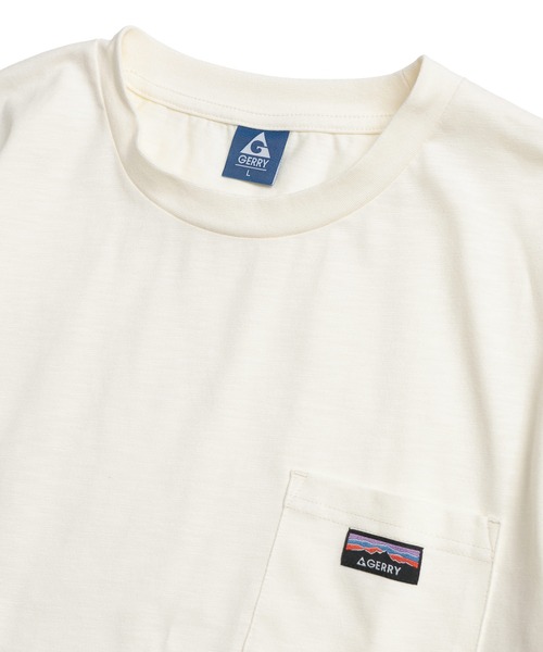 GERRY(ジェリー)の「GERRY (ジェリー) Tシャツ 半袖 胸ポケット ブランドロゴ スラブ生地 天竺生地 クルーネック カットソー GE26SU13(Tシャツ/カットソー・メンズ・ブラック/アイボリー/ブラウン・LL/L/M)」の12枚目の写真