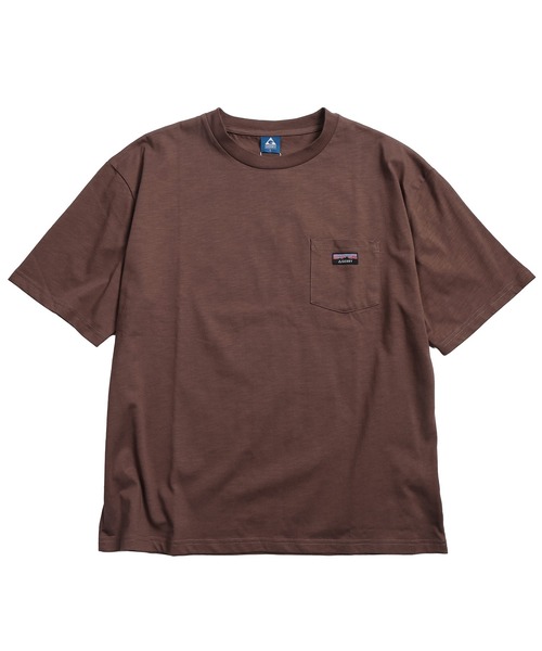 GERRY(ジェリー)の「GERRY (ジェリー) Tシャツ 半袖 胸ポケット ブランドロゴ スラブ生地 天竺生地 クルーネック カットソー GE26SU13(Tシャツ/カットソー・メンズ・ブラック/アイボリー/ブラウン・LL/L/M)」の8枚目の写真