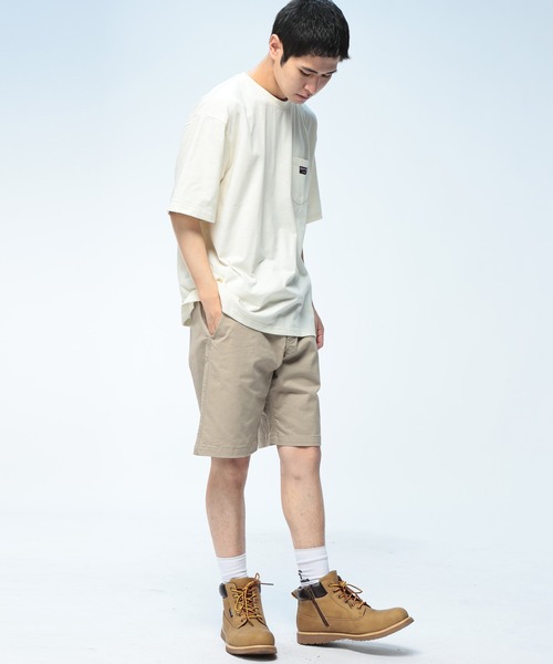 GERRY(ジェリー)の「GERRY (ジェリー) Tシャツ 半袖 胸ポケット ブランドロゴ スラブ生地 天竺生地 クルーネック カットソー GE26SU13(Tシャツ/カットソー・メンズ・ブラック/アイボリー/ブラウン・LL/L/M)」の17枚目の写真