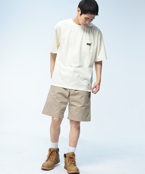 GERRY(ジェリー)の「GERRY (ジェリー) Tシャツ 半袖 胸ポケット ブランドロゴ スラブ生地 天竺生地 クルーネック カットソー GE26SU13(Tシャツ/カットソー・メンズ・ブラック/アイボリー/ブラウン・LL/L/M)」の18枚目の写真