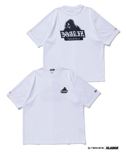 NEW ERA(ニューエラ)の「XLARGE×NEW ERA PERFORMANCE S/S TEE(Tシャツ/カットソー・メンズ・ホワイト/ブラック・XL/S/L/M)」の2枚目の写真