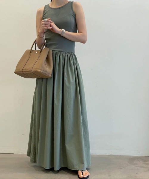 FREE STYLISTS(フリー スタイリスト)の「YUGA_YGMC Korean-style Pleated flared dress(ワンピース・レディース・ホワイト/ブラック/カーキ/ライトブルー・FREE)」の11枚目の写真