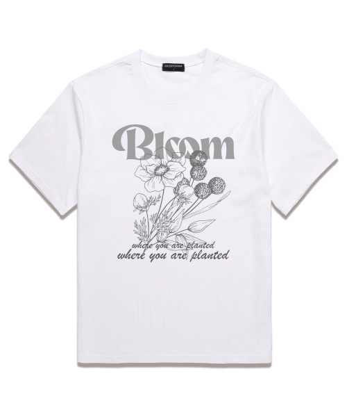 WISSY（ウィッシー）の「ブルーム 半袖Tシャツ (WS029) ホワイト（Tシャツ/カットソー・メンズ・その他・SMALL/MEDIUM/LARGE/X-LARGE/XX-LARGE）」の3枚目の写真