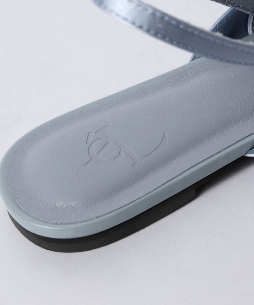 eL（エル）の「【eL】Satin Flat Mules/670003（サンダル・レディース・ブルー系その他/ブラック・MEDIUM/LARGE）」の16枚目の写真