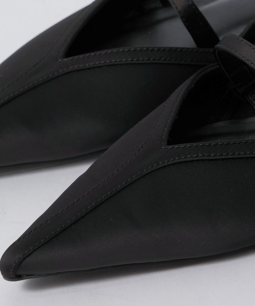 eL（エル）の「【eL】Satin Flat Mules/670003（サンダル・レディース・ブルー系その他/ブラック・MEDIUM/LARGE）」の10枚目の写真