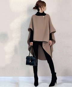 追加》souple woolダブルフェイスチェスターコート（チェスターコート