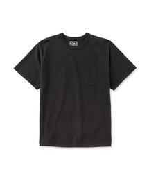 CALEE（キャリー）の「GARMENT DYE GIRLS LOGO POCKET TEE ＜NATURALLY PAINT DESIGN＞（Tシャツ/カットソー）」